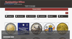 Desktop Screenshot of numismaticabilbao.com